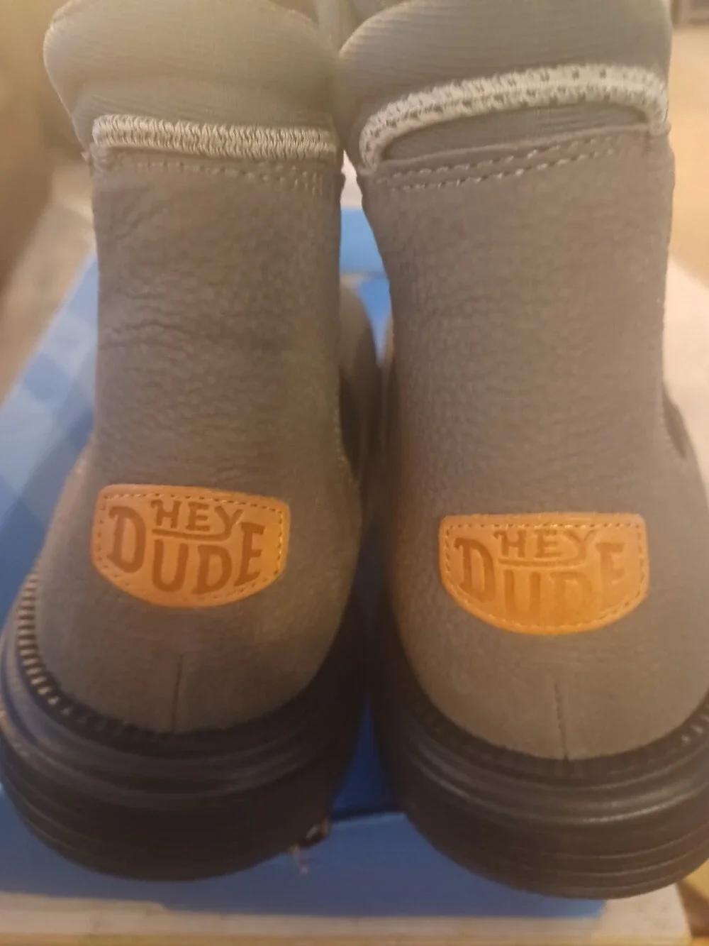 Hey Dude Men's Chukka Boots in Dark GREY SIZE 10 NWT